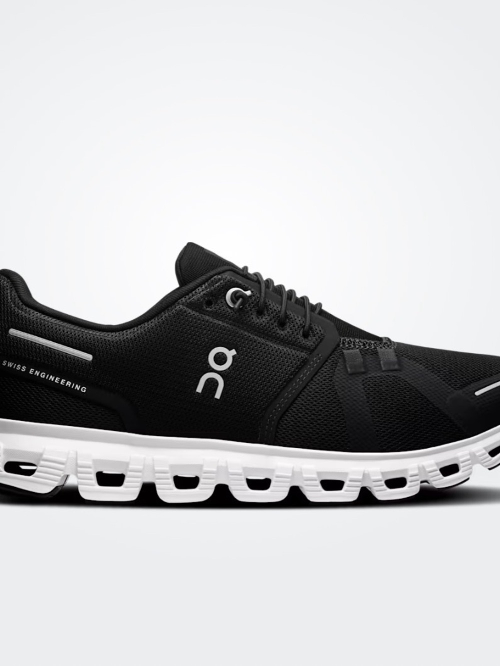 On Cloud Men's Lightweight Black Running Shoe